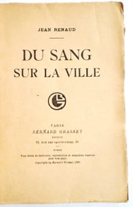 Du sang sur la ville.