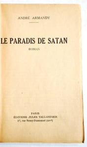 Le Paradis de Satan.