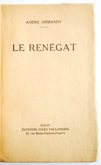 Le Renégat.