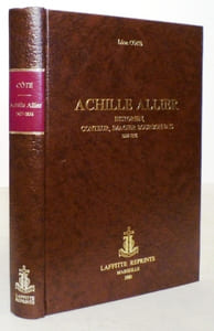 Achille Allier. Historien, conteur, imagier bourbonnais, 1807 1836.