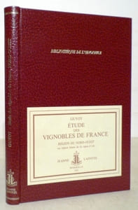 Etude des vignobles de France. Région de l'EST ou région des rampes jurassiques.