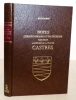 Notes chronologiques et statistiques pour servir à l'histoire de Castres.. ESTADIEU (M.).