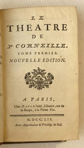 Le Théâtre. Nouvelle édition.Précédées d'une notice sur sa vie et ses ouvrages par Fontenelle.