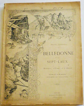 Belledonne et les Sept-Laux . Montagnes d'Uriage et d'Allevard .. FERRAND Henri