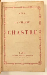 La chasse au chastre.