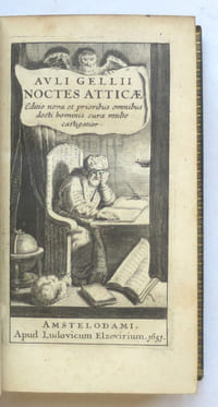 Noctes Atticae. Editio nova et prioribus omnibus docti hominis cura multo castigatior.