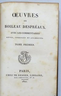 Œuvres, avec les commentaires,revus, corrigés et augmentés.