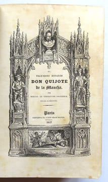 El ingenioso hidalgo Don Quijote de la Mancha. Edicion en miniatura.. CERVANTES SAAVEDRA (Miguel de).