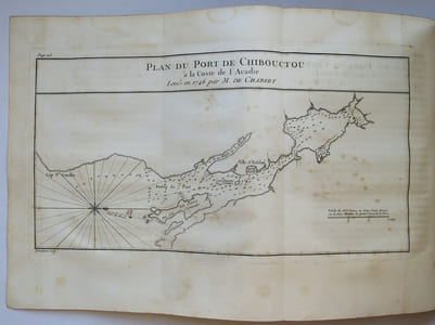 Voyage fait par ordre du Roi en 1750 et 1751,dans l'Amérique Septentrionale, pour rectifier les cartes des Côtes de l'Acadie, de l'Isle Royale & de l'Isle de Terre-Neuve ; Et pour en fixer les principaux points par des Observatoires Astronomiques.