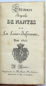 et de la Loire-Inférieure, pour 1825.