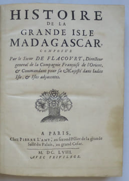 Histoire de la grande isle Madagascar.. FLACOURT (Etienne de).