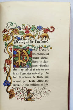 Chroniques Françoises, publiées par Francisque Michel ; suivies de Recherches sur le Style, par Charles Nodier.. GONDAR (Jacques).