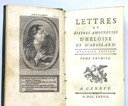Lettres et Epîtres amoureuses d'Héloïse et d'Abeillard. Nouvelle édition.. HELOISE ET ABEILARD] (cazin)