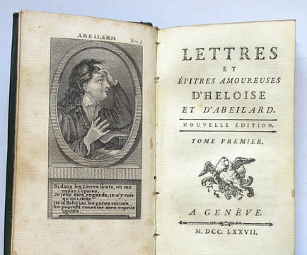 Lettres et Epîtres amoureuses d'Héloïse et d'Abeillard. Nouvelle édition.. HELOISE ET ABEILARD] (cazin)