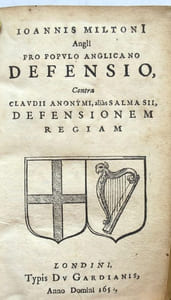 Pro populo Anglicano Defensio, contra Claudii Anonymi, alias Salmasii, Defensionem Regiam.