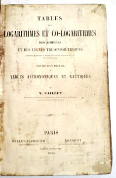 Tables des logarithmes et co-logarithmes, des nombres et des lignes trigonométriques. Disposées de manière à rendre les parties proportionnelles ...