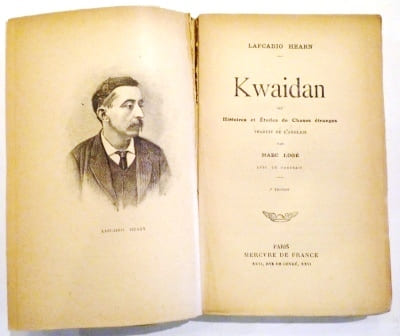 Kwaidan. Histoires et Etudes de Choses Etranges. Traduit de l'anglais par Marc Logé.. HEARN (Lafcadio).