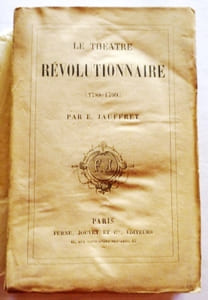 Le théâtre révolutionnaire (1788-1799)