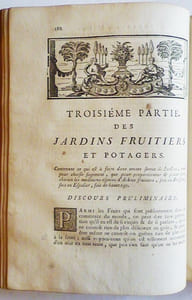 INSTRUCTION POUR LES JARDINS FRUITIERS ET POTAGERS, AVEC UN TRAITE DES ORANGERS, ET DES REFLEXIONS SUR L'AGRICULTURE.