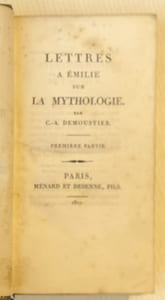 LETTRES A EMILIE SUR LA MYTHOLOGIE.