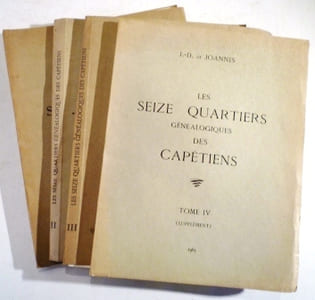 LES SEIZE QUARTIERS GENEALOGIQUES DES CAPETIENS.