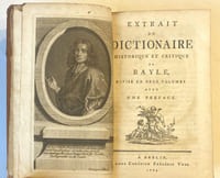 EXTRAIT DU DICTIONNAIRE HISTORIQUE ET CRITIQUE.