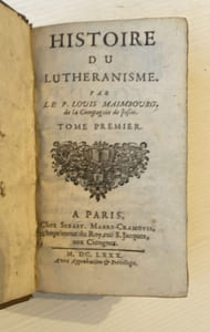 HISTOIRE DU LUTHERANISME.