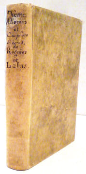 THEMES ALLEMANDS, appliqués aux règles de la grammaire.. LE BAS.