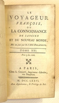 LE VOYAGEUR FRANCOIS, ou la connaissance de l'ancien et du nouveau monde.. DELAPORTE- Danemark - Suède Abbé.