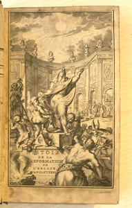 HISTOIRE DE LA REFORMATION D'ANGLETERRE. Traduite de l'anglais par M. de Rosemond.