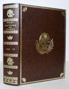 HISTOIRE CIVILE, ECCLESIASTIQUE ET LITTERAIRE DE LA VILLE DE NIMES, avec des notes et des preuves; suivie de differtations hiftoriques & critiques  fur fes antiquités, & de diverfes obfervations fur fon hiftoire naturelle. Préface de Robert du Colombier.