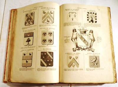 LA SCIENCE DU BLASON, accompagnée d'un armorial général des familles nobles de l'Europe.