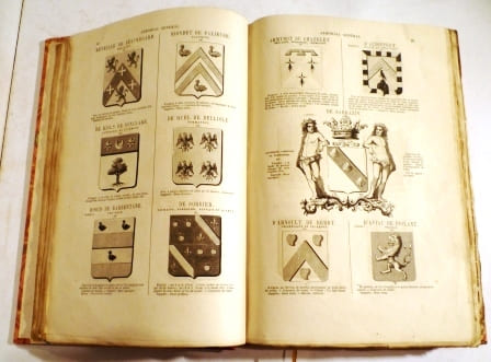 LA SCIENCE DU BLASON, accompagnée d'un armorial général des familles nobles de l'Europe.. MAGNY (Vicomte de).