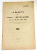 LA FAILLITE DE GEORGES PRUNEMOYR, savonnier à Marseille au XVIe siècle.. GIRAUD (P.).