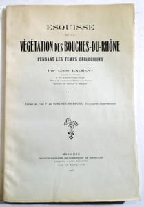 Esquisse de la végétation des Bouches-du-Rhône pendant les temps géologiques.