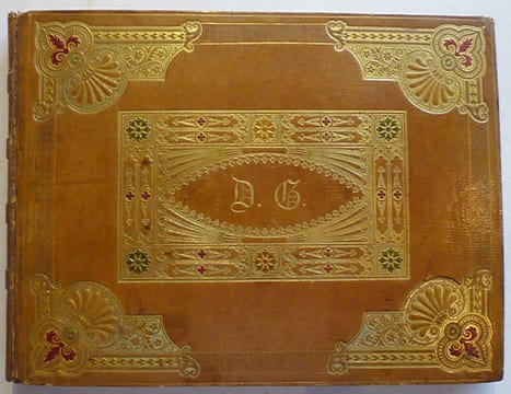RECUEIL D'AQUARELLES, DESSINS ORIGINAUX ET GRAVURES.. LIBER AMICORUM).