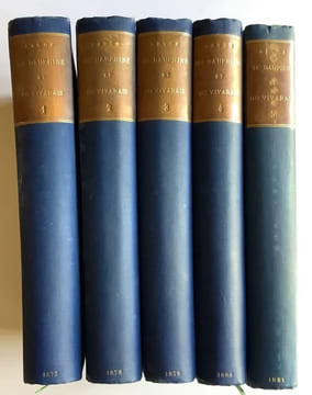 REVUE DU DAUPHINE ET DU VIVARAIS (Isère, Drôme, Hautes-Alpes, Ardèche). Recueil mensuel historique, archéologique et littéraire.. REVUE) Dauphiné et ...