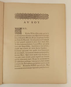 DISCOURS SUR LES ARCS TRIOMPHAUX dressés en la ville d'Aix à l'heureuse arrivée de très chrétien, très grand et très juste monarque Louis XIII, roi de France et de Navarrre.