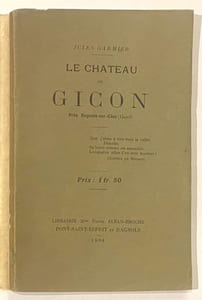 Le château de Gicon, près Bagnols-sur-Cèze (Gard).