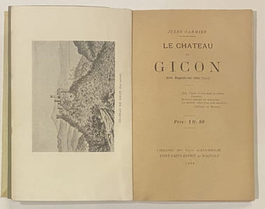 Le château de Gicon, près Bagnols-sur-Cèze (Gard).