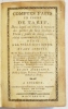 COMPTES FAITS EN FORME DE TARIF, dans lequel on trouve le montant des parties de Soie vendues à Florin, poids de douze onces, réduit en monnaie de ...