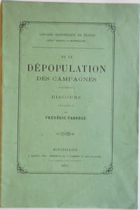 De la dépopulation des campagnes.