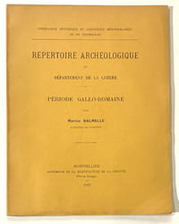 Répertoire archéologique du département de la Lozère.Période Gallo-Romaine