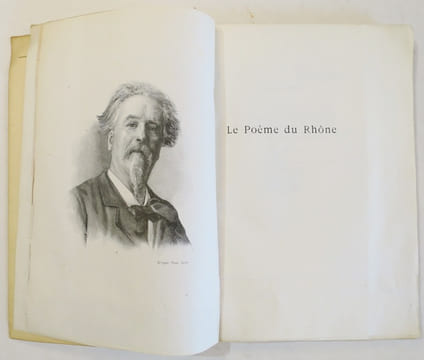 Le poème du Rhône en XII chants. Texte provençal et traduction française.. MISTRAL (Frédéric).