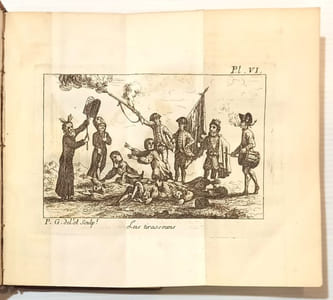 EXPLICATION DES CÉRÉMONIES DE LA FÊTE-DIEU D'AIX EN PROVENCE, ornée de figures du Lieutenant de Prince d'Amour, du Roi & Bâtonniers de la Bazoche, de l'Abbé de la ville, & des jeux des diables, des Razcassetos, des Apôtres, de la Reine de Saba, des tirassons, des chevaux-frux, Et des airs notés, consacrés à cette Fête.
