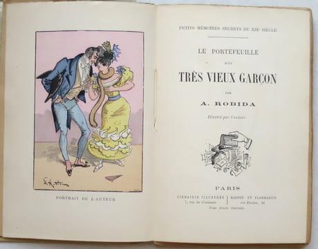 Le portefeuille d'un très vieux garçon.. ROBIDA (Albert)