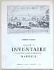 Essai pour un inventaire des gravures anciennes représentant Marseille.. DAUMAS (Georges)