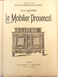 Le mobilier provençal.