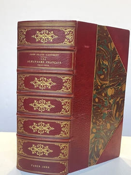 Les almanachs français 1600-1895. Bibliographie -Iconographie des almanachs, années, annuaires, calendriers, chansonniers, étrennes, états, heures, ...