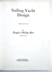 Sailing yacht design. 3rd edition.